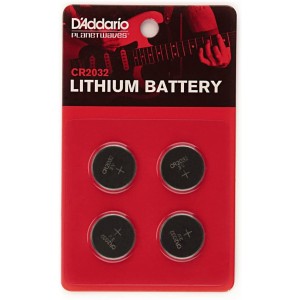 D'Addario Planet Waves 4-pack CR2032 Lithium Battery
